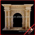 Natural Marble White Fireplace Mantel YL-B056